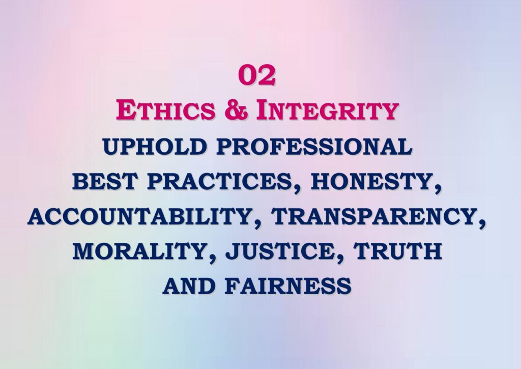 Ethics & Integrity