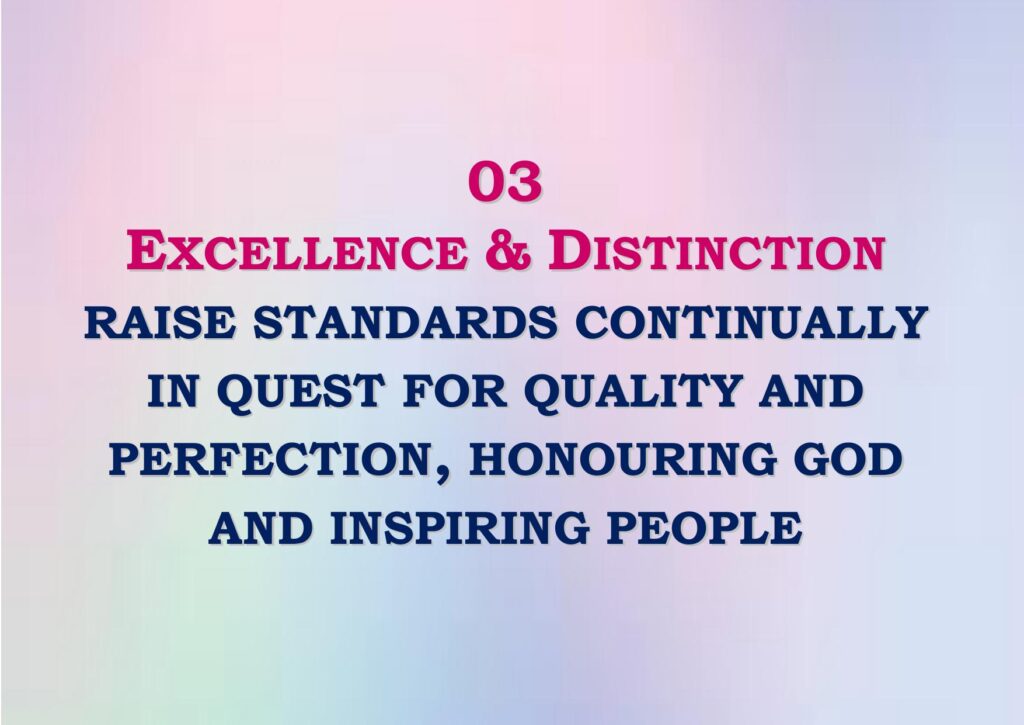 Excellence & Distinctions